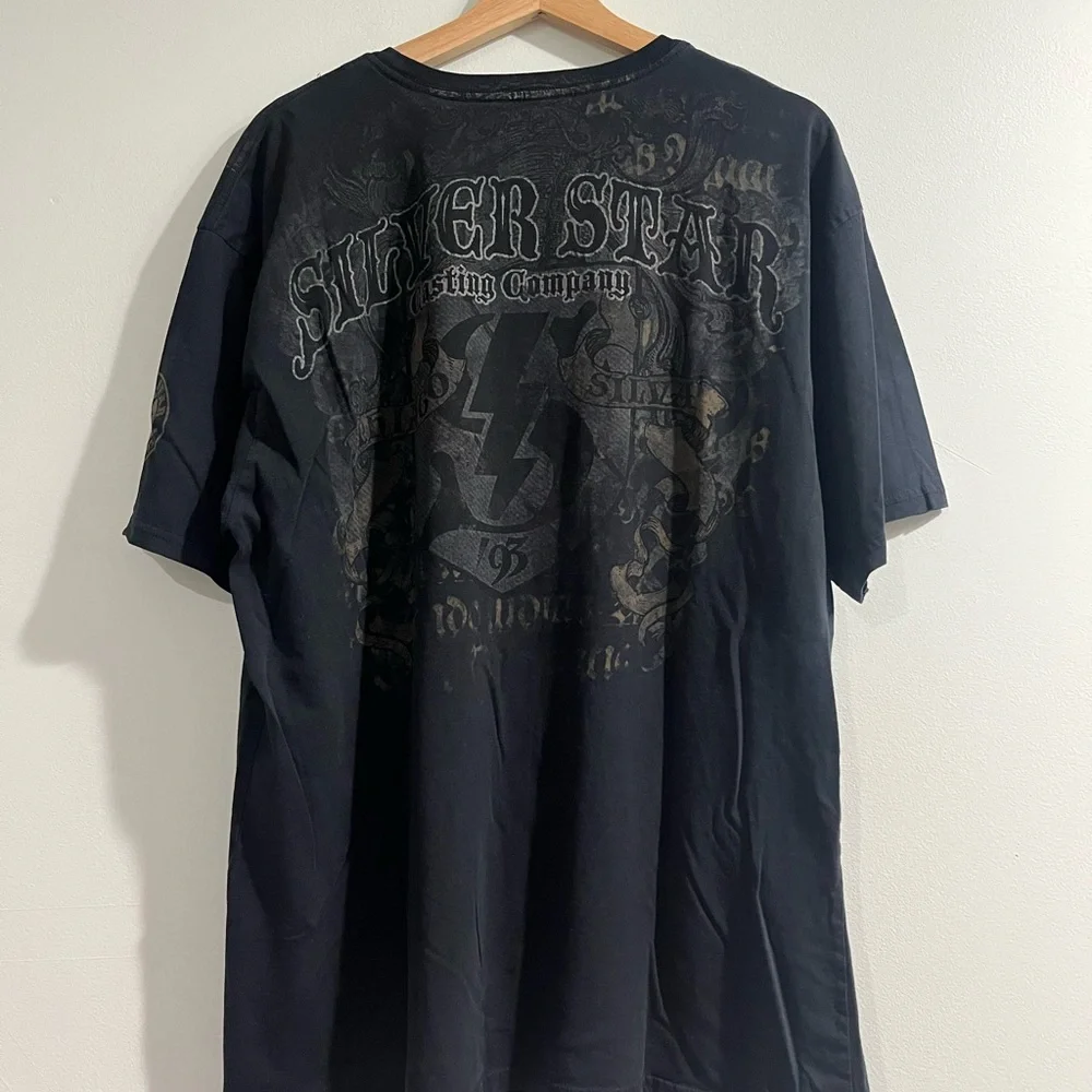 Y2K Silver Star Shirt - Picture 3 of 3